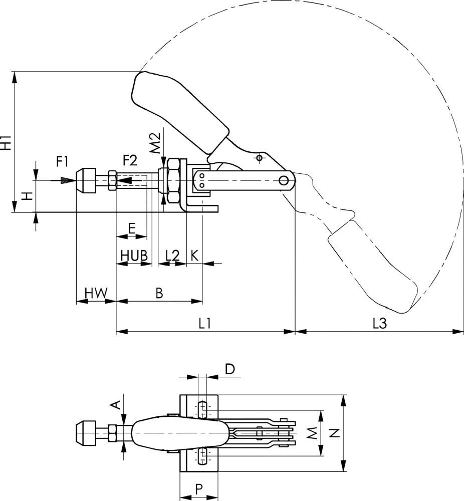 AMF Schubstangenspanner 6841 Gr. 0