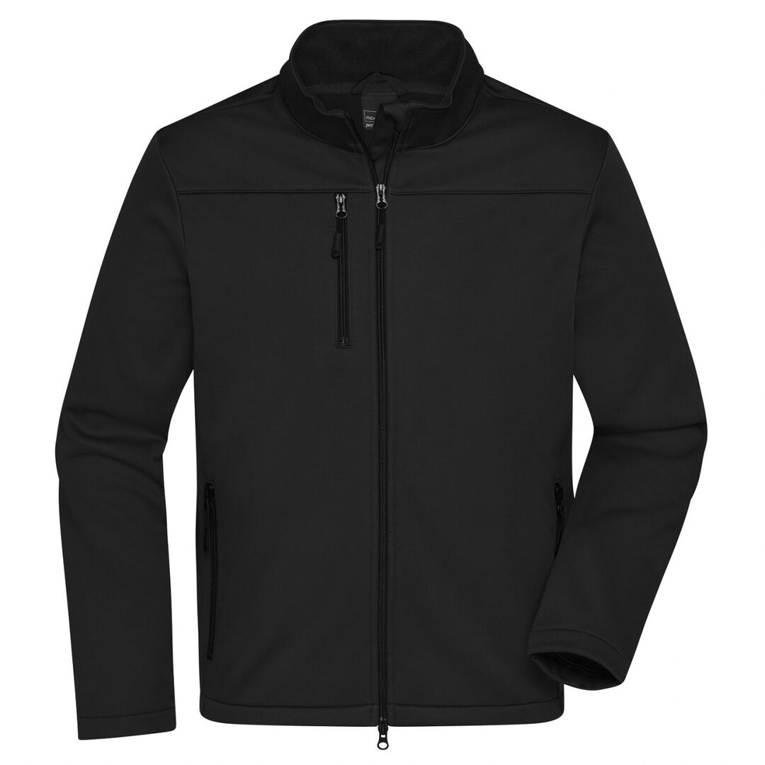 JAMES & NICHOLSON Softshelljacke Gr. L black JN1172