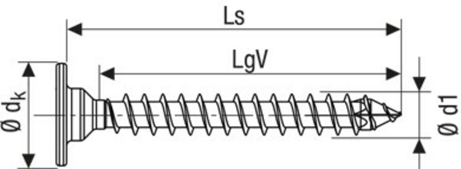 SPAX Rückwandkopf ohne Linse T-STAR+ T20 Vollg. 4CUT WIROX 300St 3,5x25mm