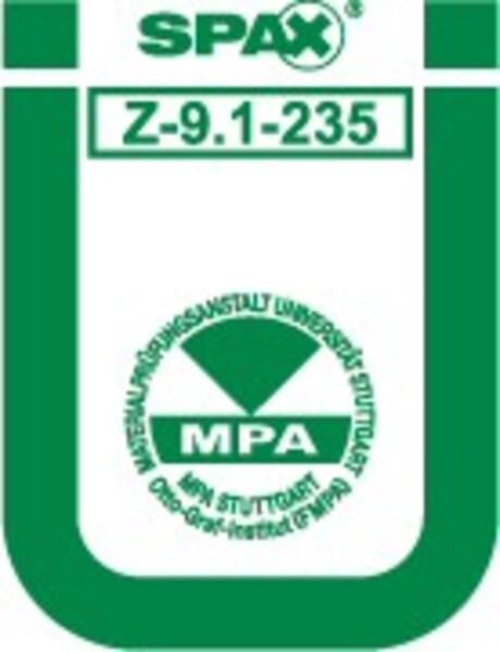 SPAX Senkmultikopf T-STAR+ WIROX Teilgewinde T30 6x50mm 200St.