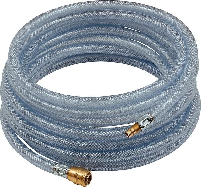 RIEGLER Schlauch Set PVC transparent 6x3mm mit Kupplumg & Stecker 10m