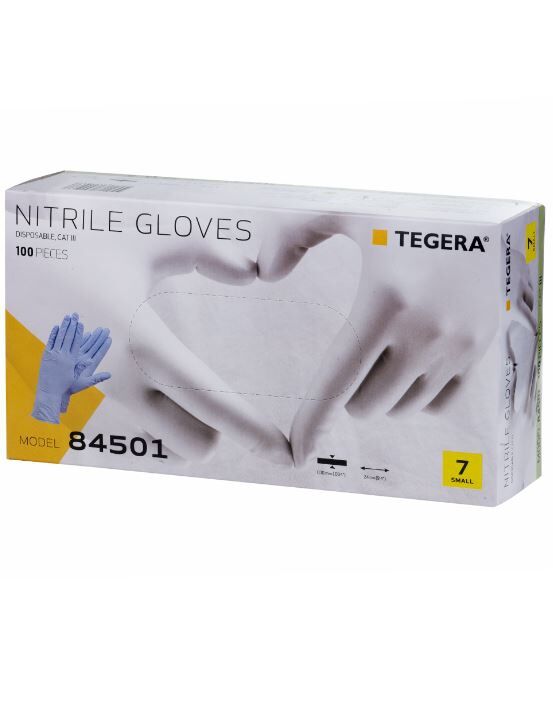 TEGERA Einweghandschuhe 84501 Gr. 11 Nitril ungepudert Box a 100 Stück