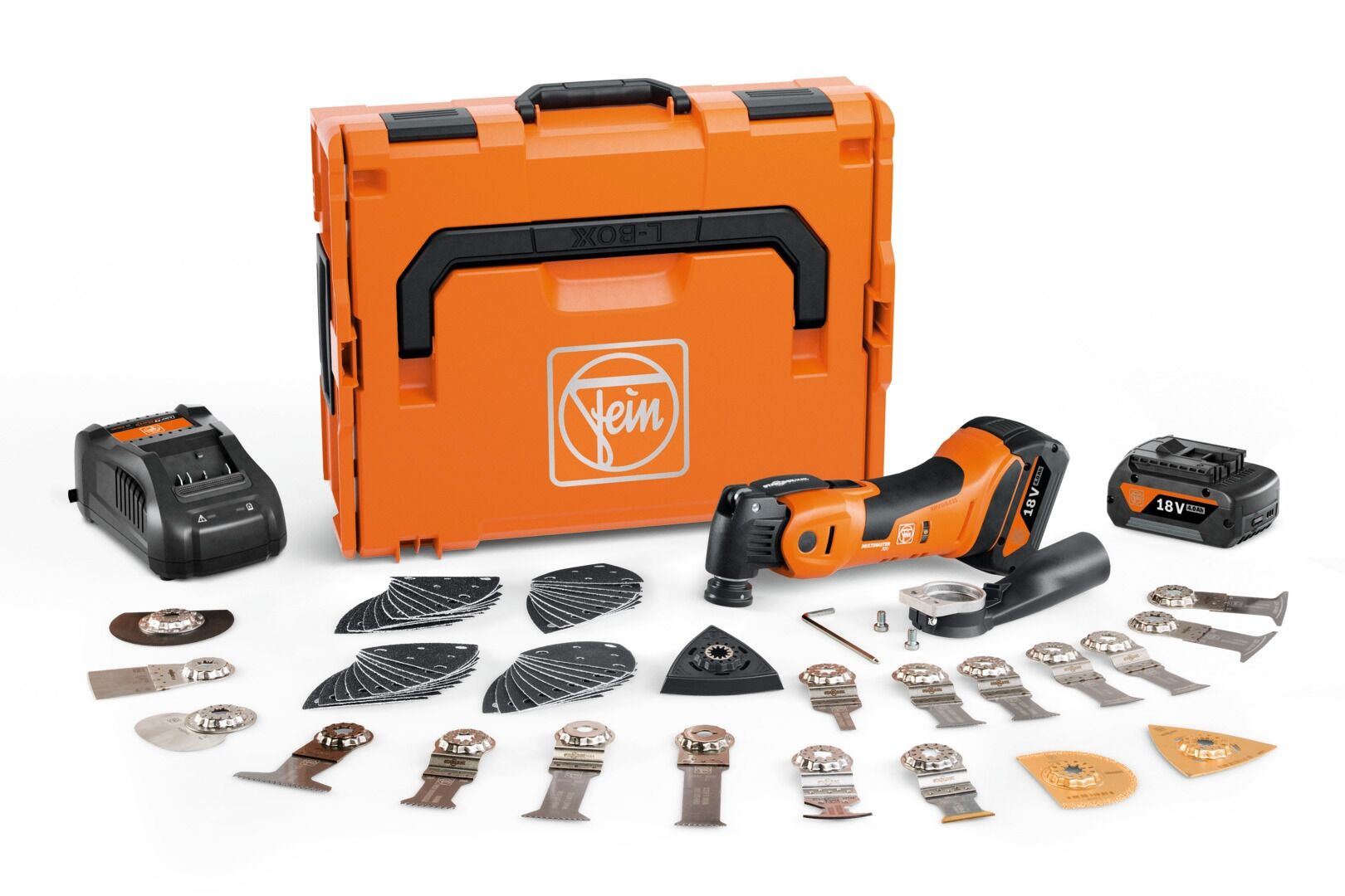 FEIN Akku-Multimaster 700 Max Top AS 2x 4.0Ah Akku + Ladegerät GAL 1880 CV