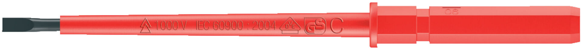 WERA Wechselklinge VDE für Schlitzschrauben 1,0x5,5x154mm