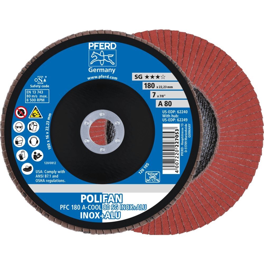 PFERD Polifan PFC 180 A 80 SG-cool