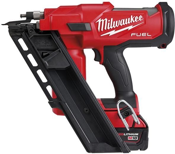 MILWAUKEE Akku-Einzelschuss-Nagler FUEL M18FFNS-502C 2x5Ah Ladegerät HD-Box