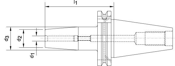 HAIMER Schrumpffutter SK40 18,0x130mm DIN69871 AD/B