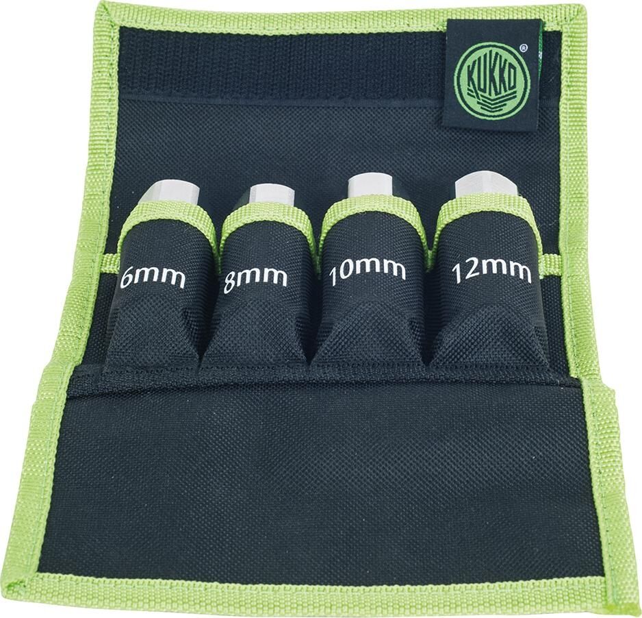 KUKKO Stehbolzenausdreher Set 6-12mm 4-teilig