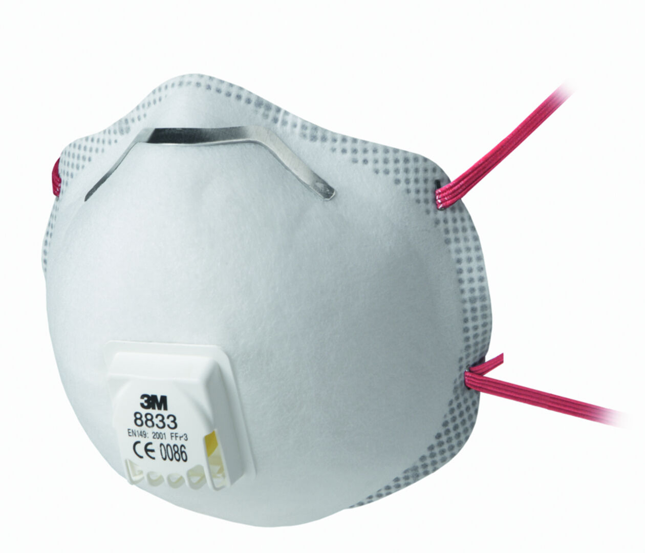 3M Einweg-Atemschutzmaske 8833 FFP3 R D mit Ausatemventil