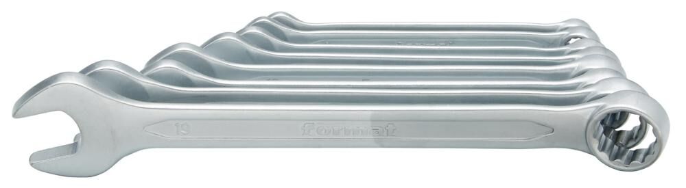 FORMAT Ringmaulschlüssel Set 8-19mm 8-teilig in Karton DIN3113-A