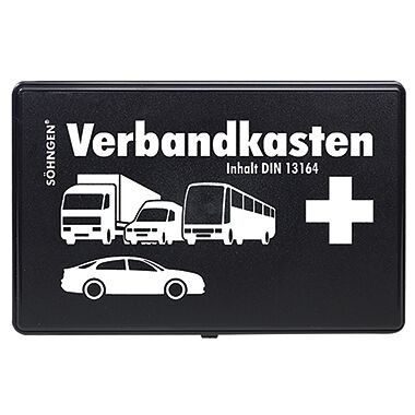 SÖHNGEN Erste-Hilfe-Kasten 3004002 KFZ DIN13164 gefüllt schwarz