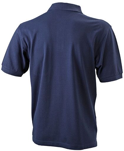 JAMES & NICHOLSON Polo Shirt Brusttasche navy Gr. 3XL