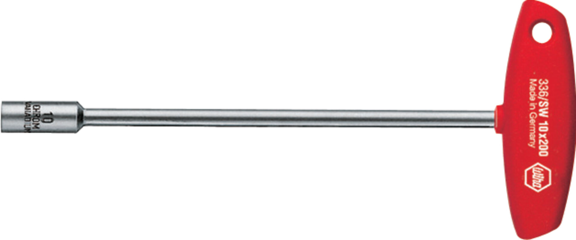 WIHA Sechskant-Steckschlüssel mit Quergriff 336 7,0x125