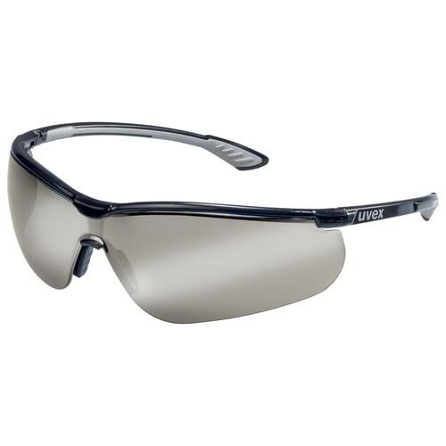UVEX Schutzbrille sportstyle AF silber 12% schwarz/grau 9193.885