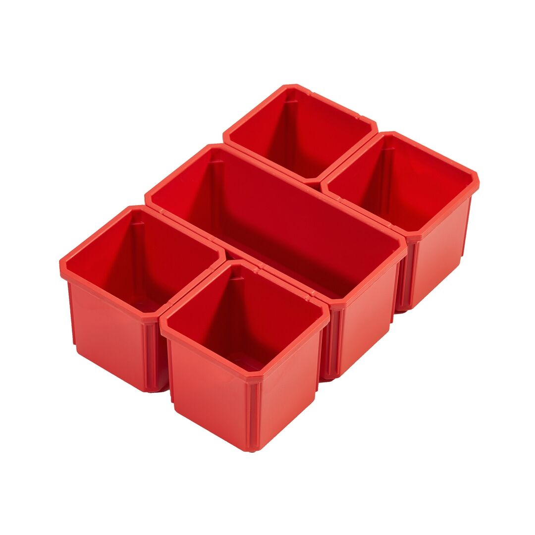 MILWAUKEE PACKOUT Ersatzboxen für Organiser & Organiser Compact 5 Stück