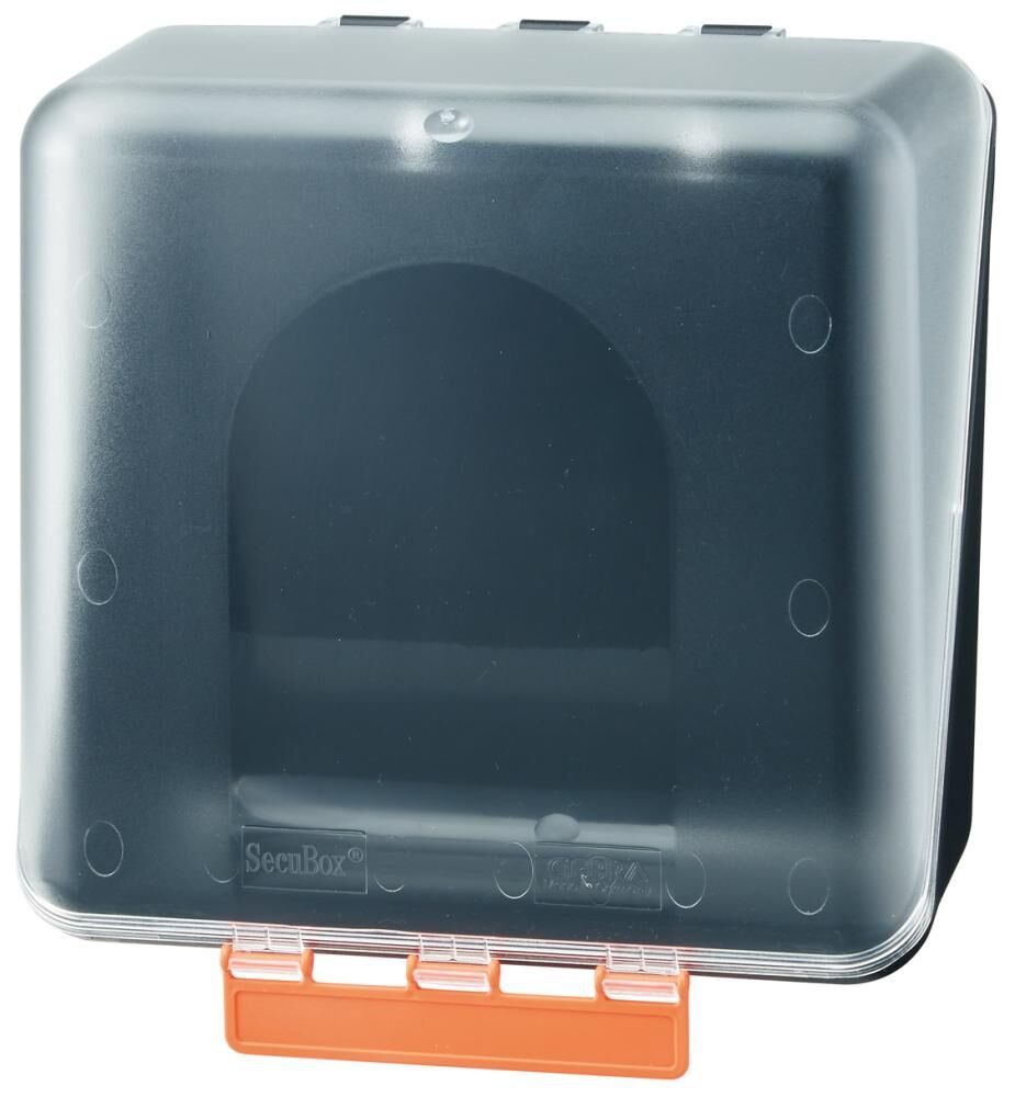 GEBRA Aufbewahrungsbox SECU Midi ohne Gebotszeichen transparent
