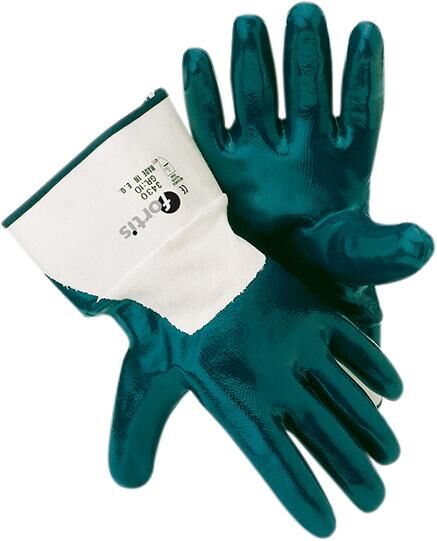 FORTIS Nitri-Handschuh Stulpe Größe 10