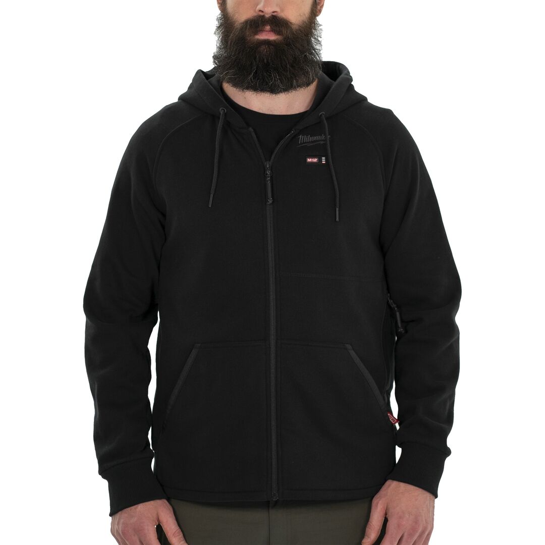 MILWAUKEE Akku-Thermo-Kapuzenpullover Herren M12HHBL4-0 schwarz XL