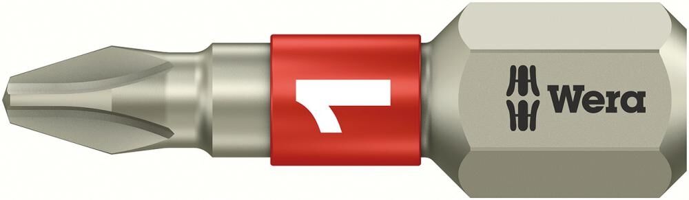 WERA Bit 1/4" PH 1x25mm rostfrei DIN3126 C 6,3