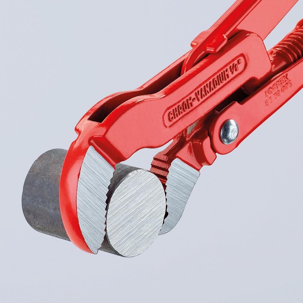 KNIPEX Rohrzange S-Maul 570mm rot pulverbeschichtet 83 30 020