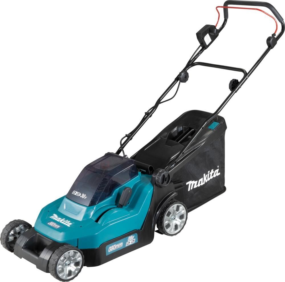 MAKITA Akku-Rasenmäher DLM382PM2 2x18V 4Ah Doppelladegerät
