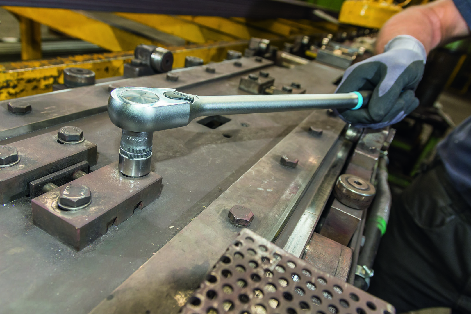 HAZET 1/2" HiPer Feinzahn-Umschaltknarre extra lang 1000 Nm 916HPL