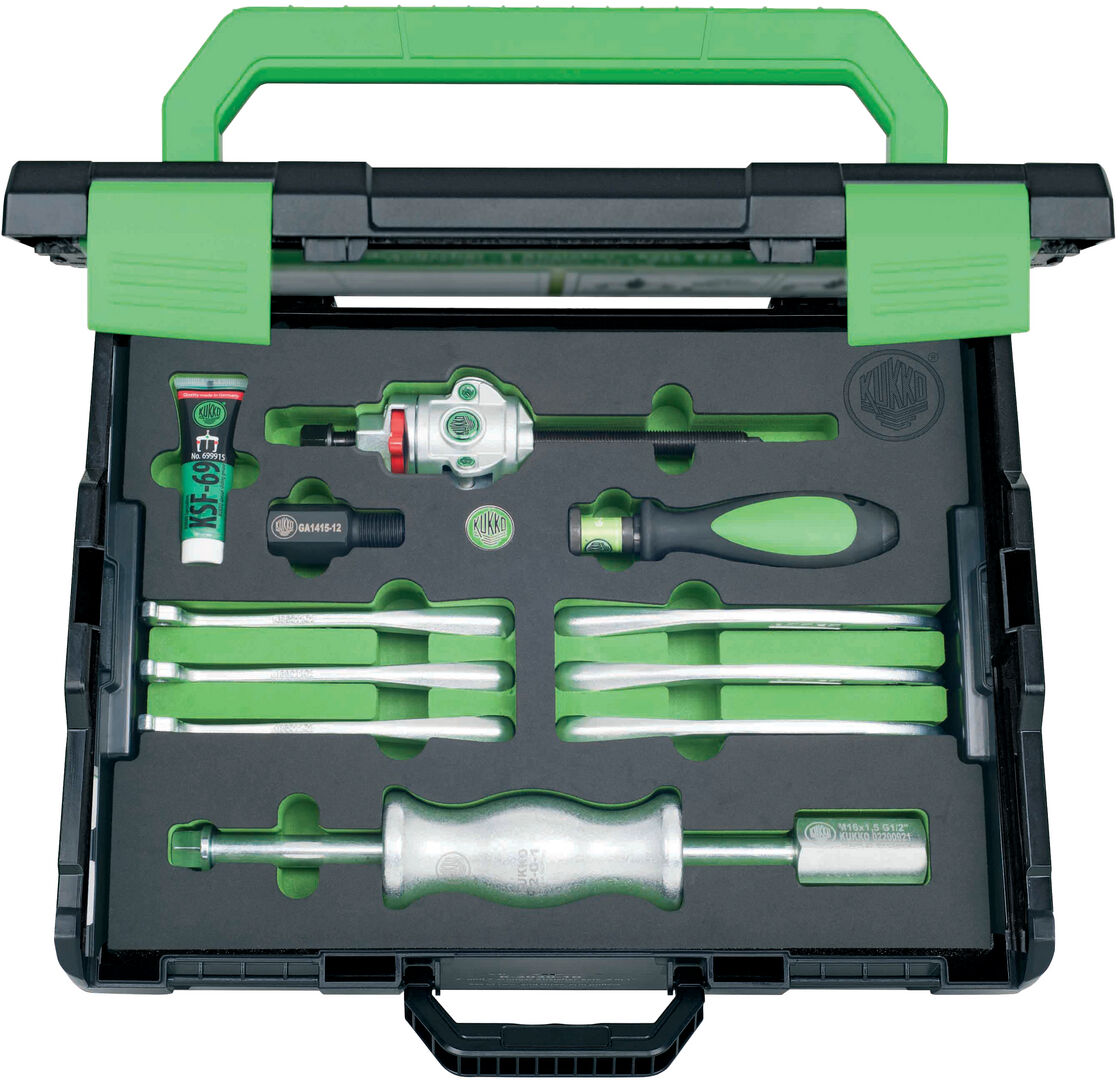 KUKKO 3-armiger Kombi-Abzieher mit Sperrmechanismus