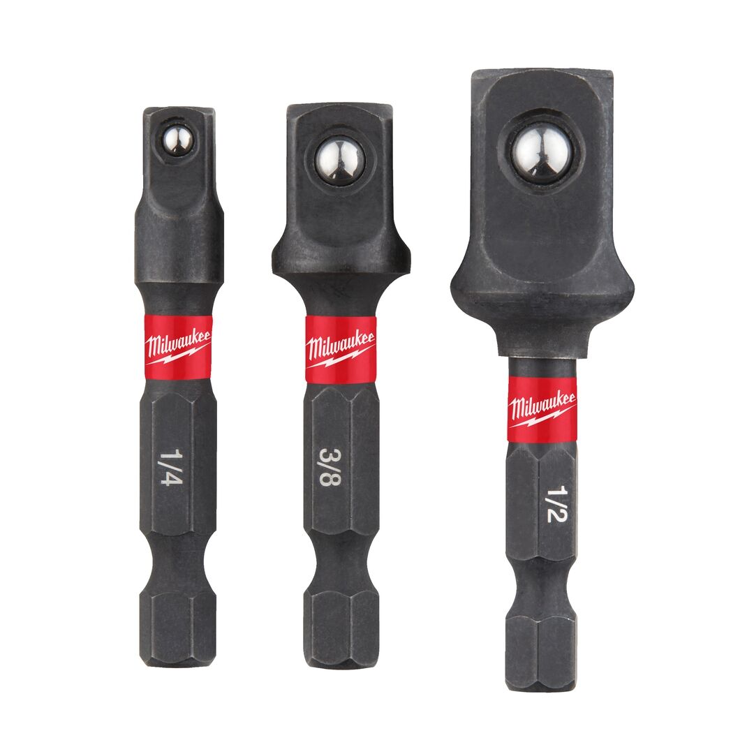 MILWAUKEE Steckschlüsseleinsatz Set 50mm 3-teilig SHOCKWAVE