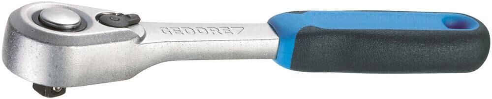 GEDORE Umschaltknarre 1/4" Zweikomponentengriff 127mm 2093 U-20