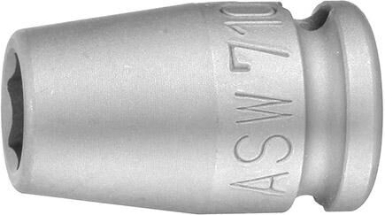ASW Kraft Steckschlüsseleinsatz 3/8" Schlüsselweite 15mm Länge 30mm