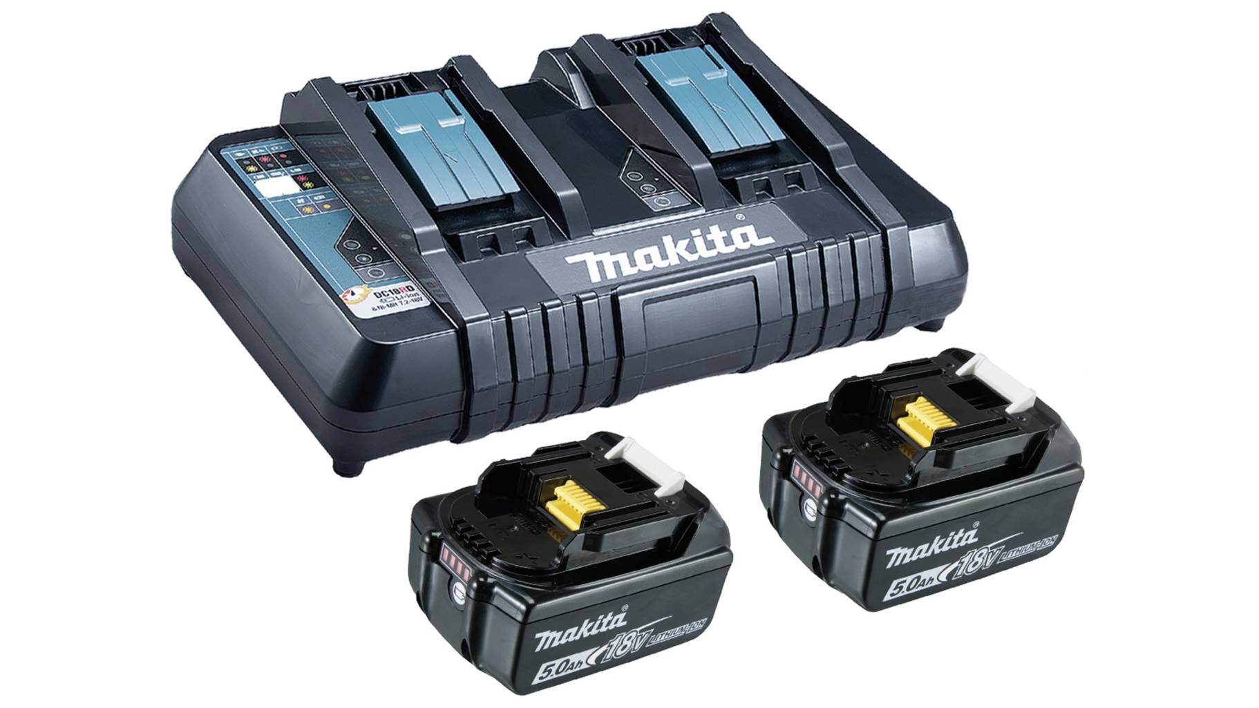 MAKITA Power Source Kit 2xAkku 18,0V/5Ah DC18RD