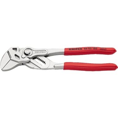 KNIPEX Zangenschlüssel 180mm verchromt 86 03 180