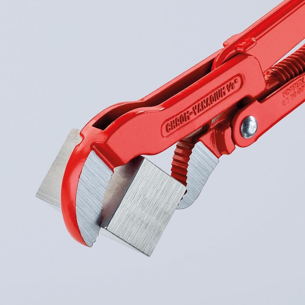 KNIPEX Rohrzange S-Maul 570mm rot pulverbeschichtet 83 30 020