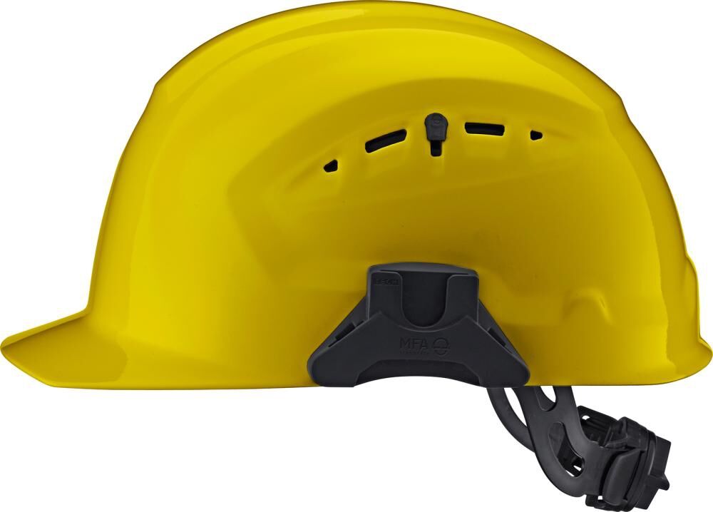Schutzhelm CrossElectric mit Drehverschluss gelb