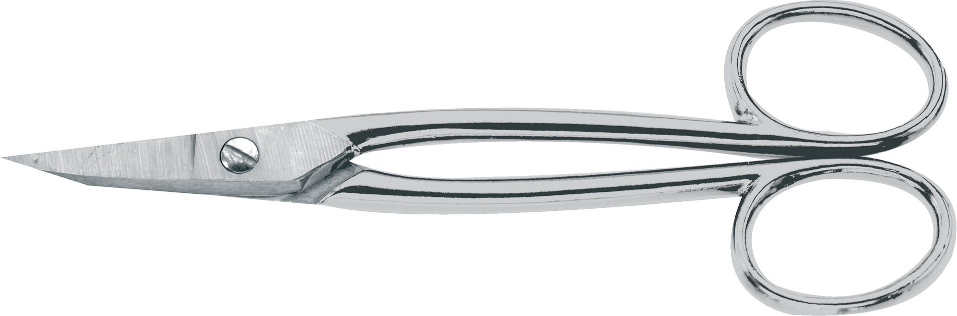 ERDI Goldschmiedeschere mitGriffaugen 175mm geb. vernick.