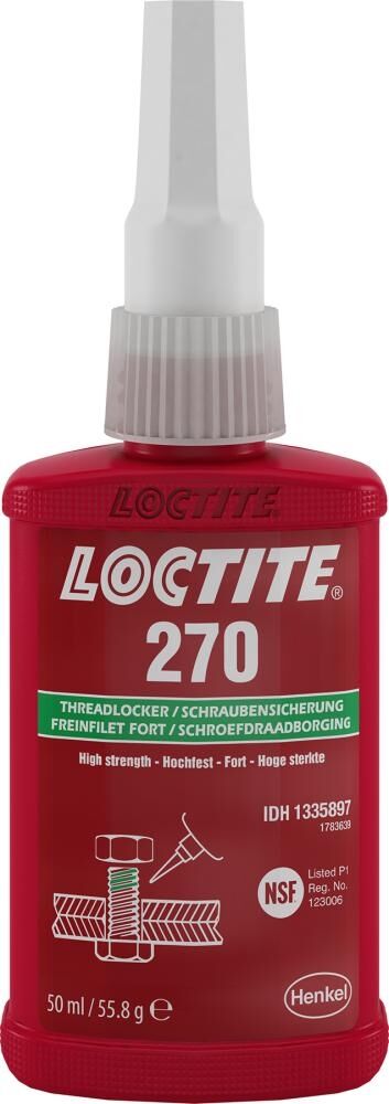 LOCTITE 270 Hochfeste Schraubensicherung 50ml Flasche
