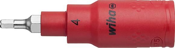 WIHA Schraubendrehereinsatz 3/8" Innen- 6kt VDE 4x75mm