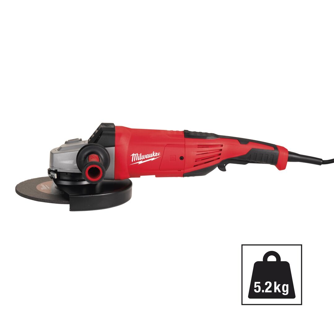 MILWAUKEE Winkelschleifer AG 22-180 DMS 2200 W 180mm Totmannschalter