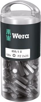 WERA Kreuzschlitz Bit 1/4" PH 2x25mm DIN3126E 6,3 100er Pack