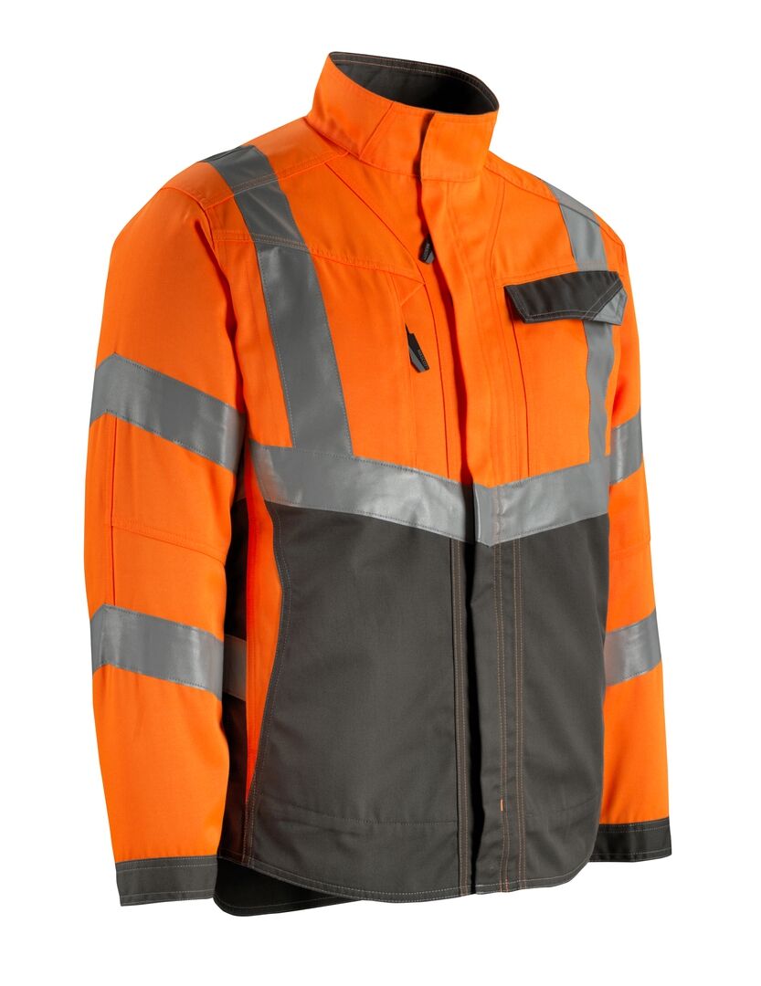MASCOT Warnschutz Jacke Oxford Gr.L hi-vis orange/anthrazit 15509-860