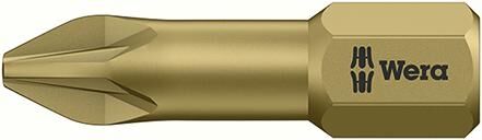 WERA Bit 1/4" PZ 3x25mm extrahart DIN3126 C 6,3