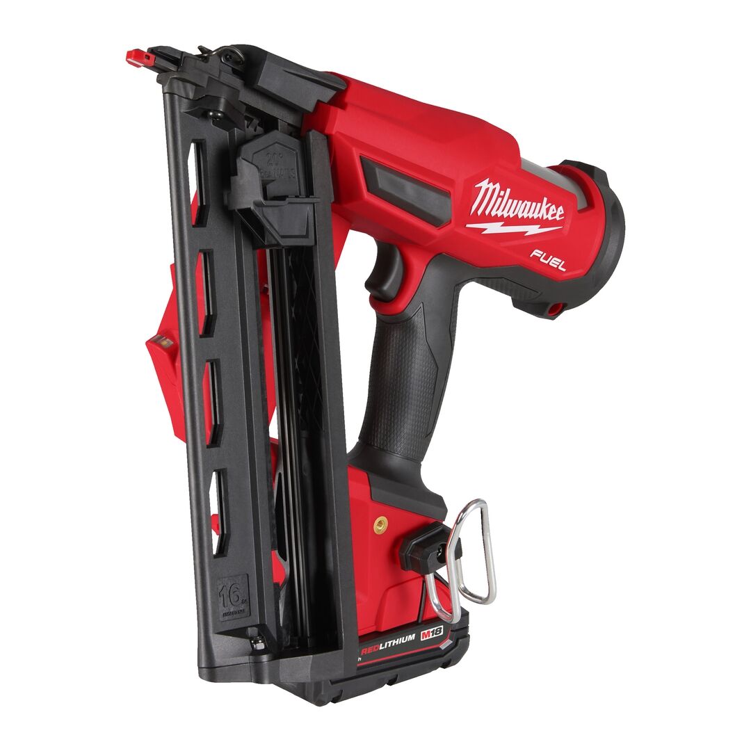 MILWAUKEE Akku-Nagler FUEL M18 FN16GA-202X 2x18V 2Ah Ladegerät