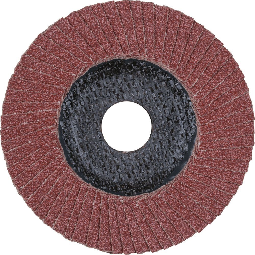PFERD Fächerschleifscheibe Korund 115x22mm gerade K120