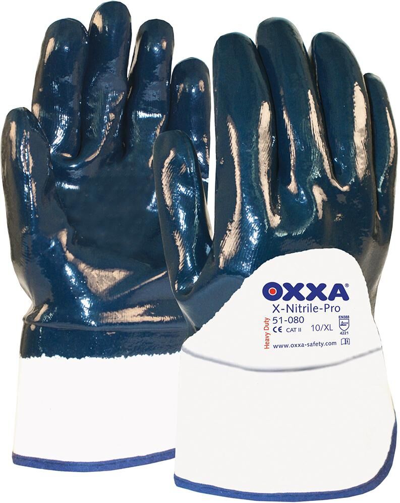 OXXA Handsch. X-Nitrile- Pro,Stulpe. offen,Gr. 9