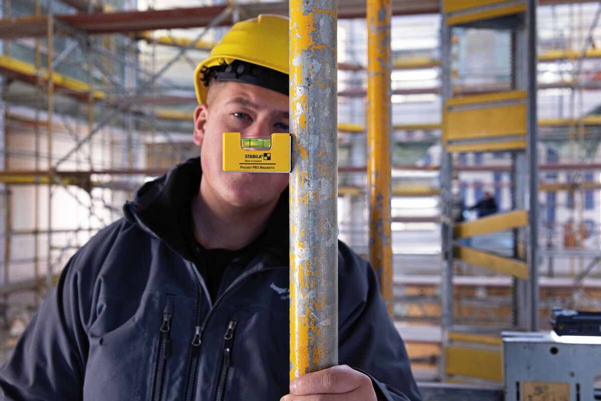 STABILA Taschenwasserwaage Pocket PRO Magnetic