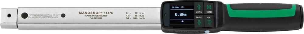 STAHLWILLE Elektroniker Drehmomentschlüssel MANOSKOP 714/10 10-100 Nm