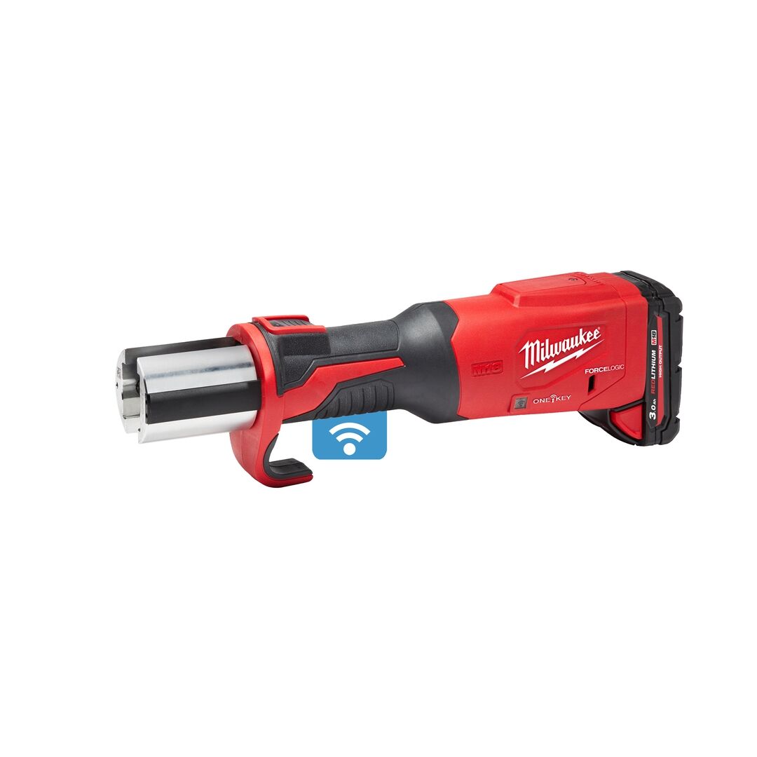 MILWAUKEE Akku-Presswerkzeug Sanitär M18ONEBLHPT-302C 2x3Ah Ladegerät im Koffer