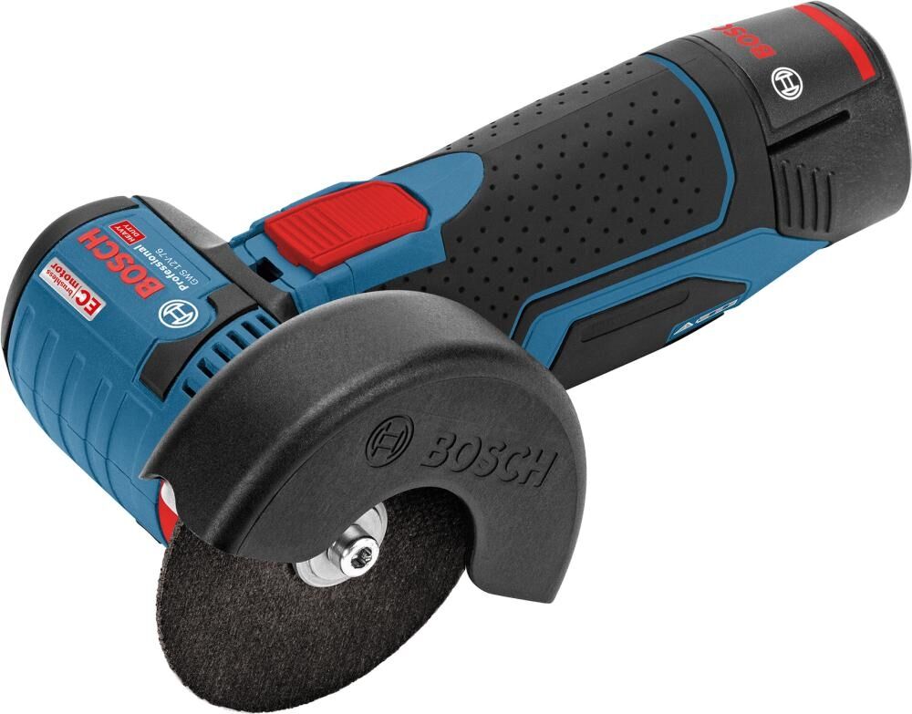 BOSCH Akku-Winkelschleifer GWS 12V-76 2x12V 3Ah Ladegerät L-BOXX