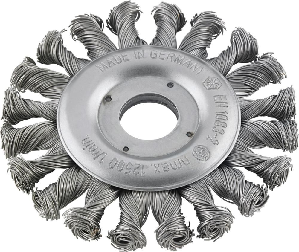 FORMAT Rundbürste gezopft Stahl rechts/links 115x0,5mm