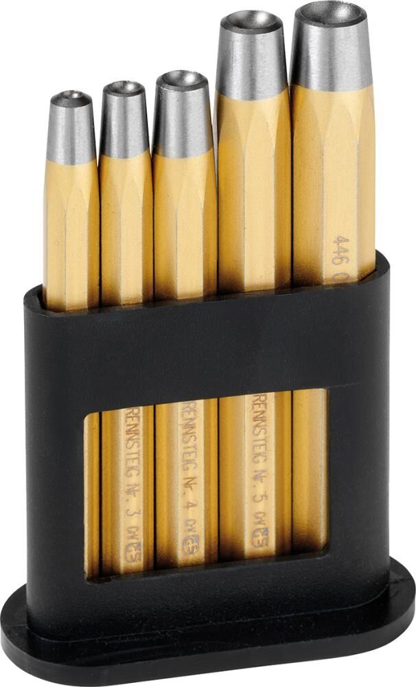 RENNSTEIG Nietkopfmacher Set 5-teilig